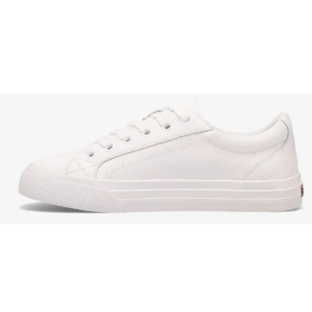 Taos Women's White Leather Plim Soul Lux Athletic Sneakers Size 10.5 M